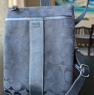Coach Crossbody Black .Used But Excellent Condition.